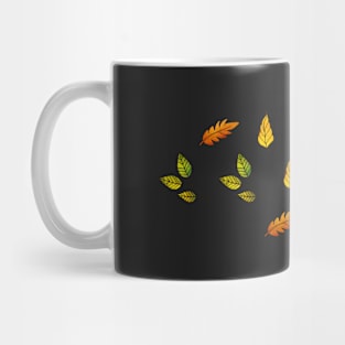 Fall leaves stickers Mug